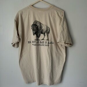 Vintage Alaska Wildlife Tshirt Gildan Size XL #